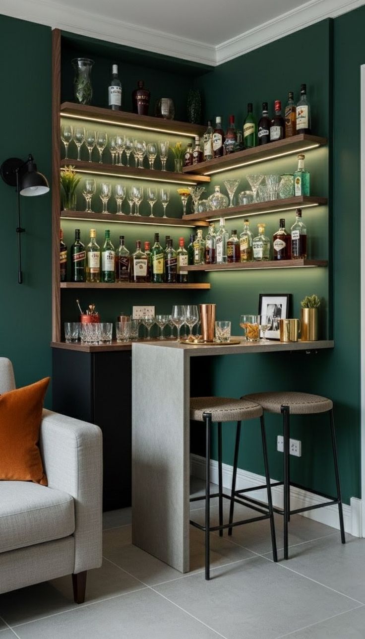 Compact Apartment Mini Bar