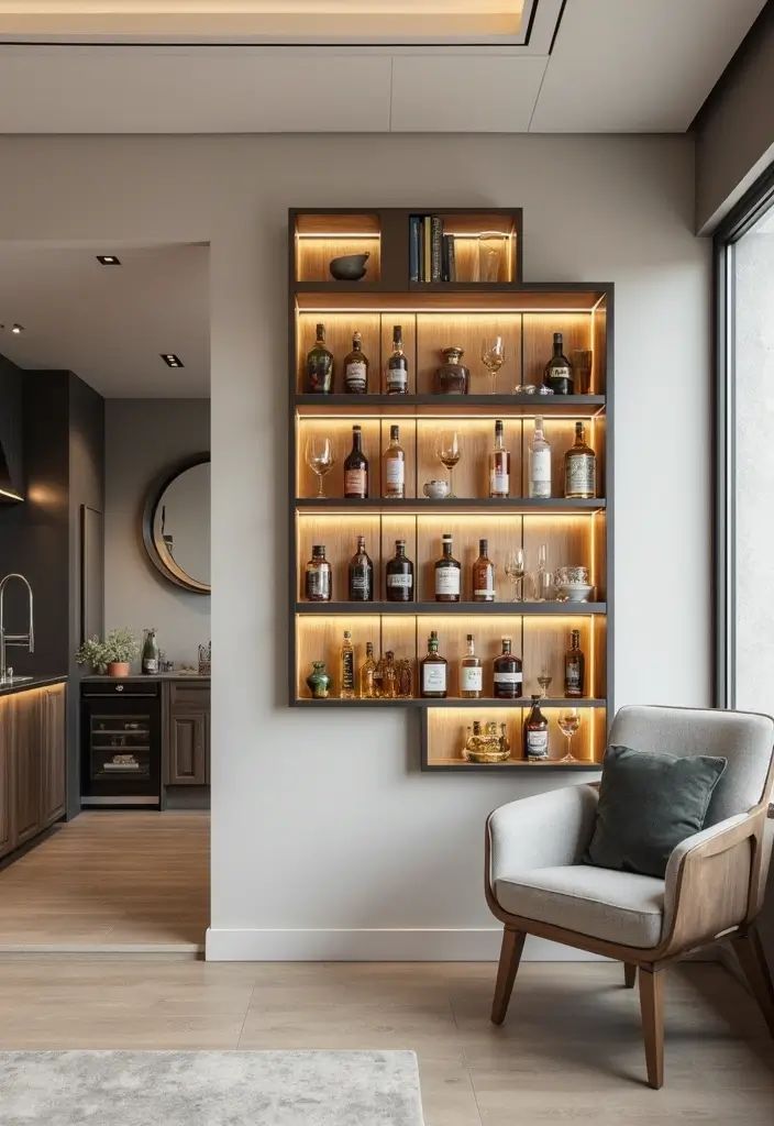 Premium Wooden Bar Cabinet