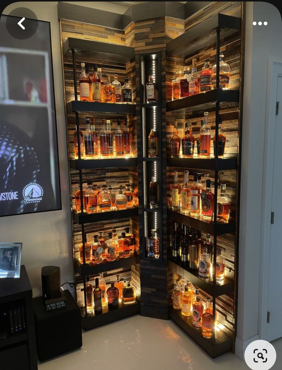 Glass Display Bar Unit