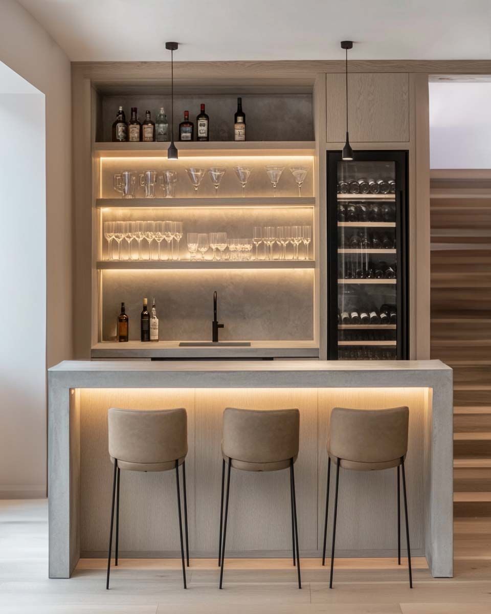 Luxury Mini Bar Interior
